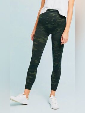 Spanx Women’s Camo Leggings - Olive Green